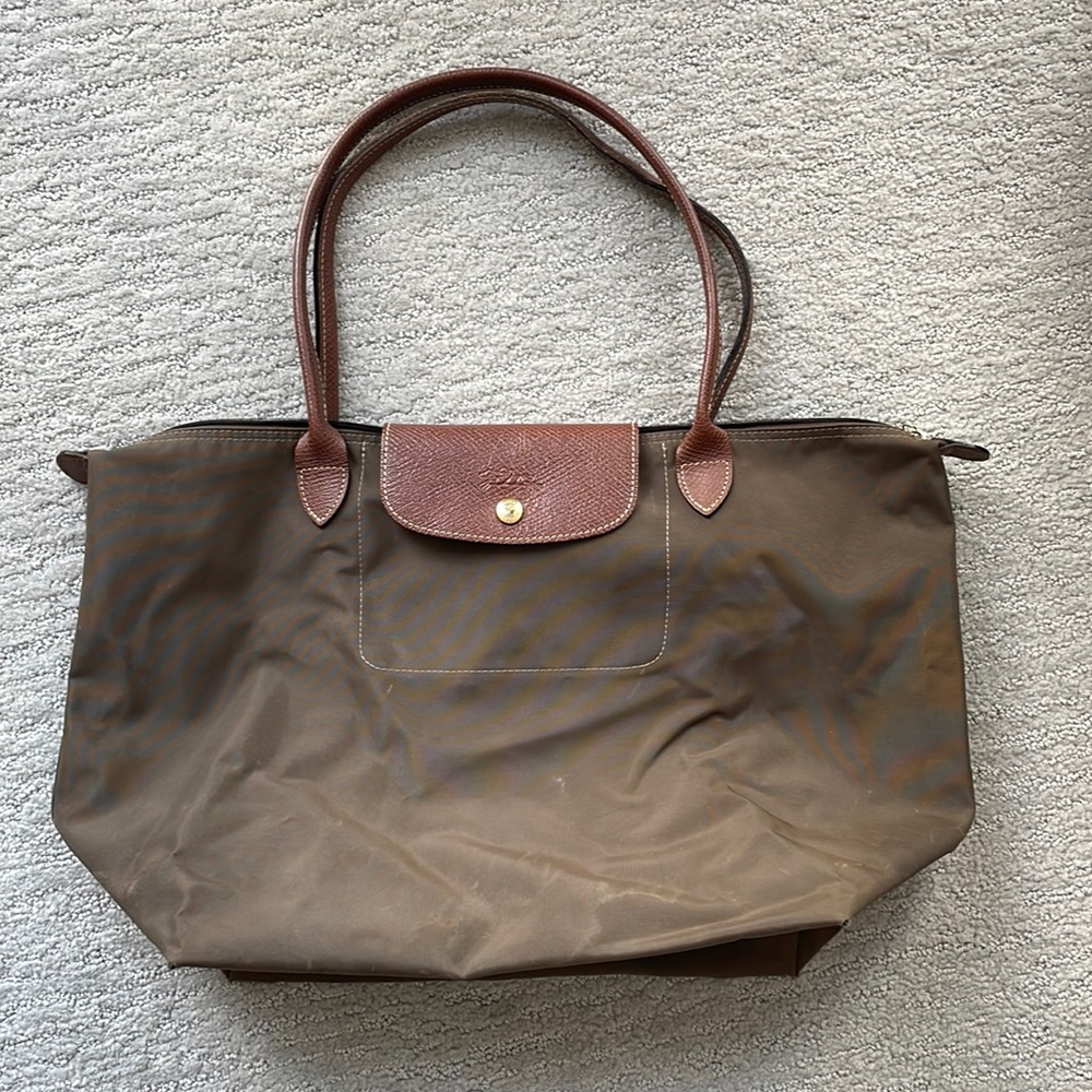 Longchamp Olive Tote